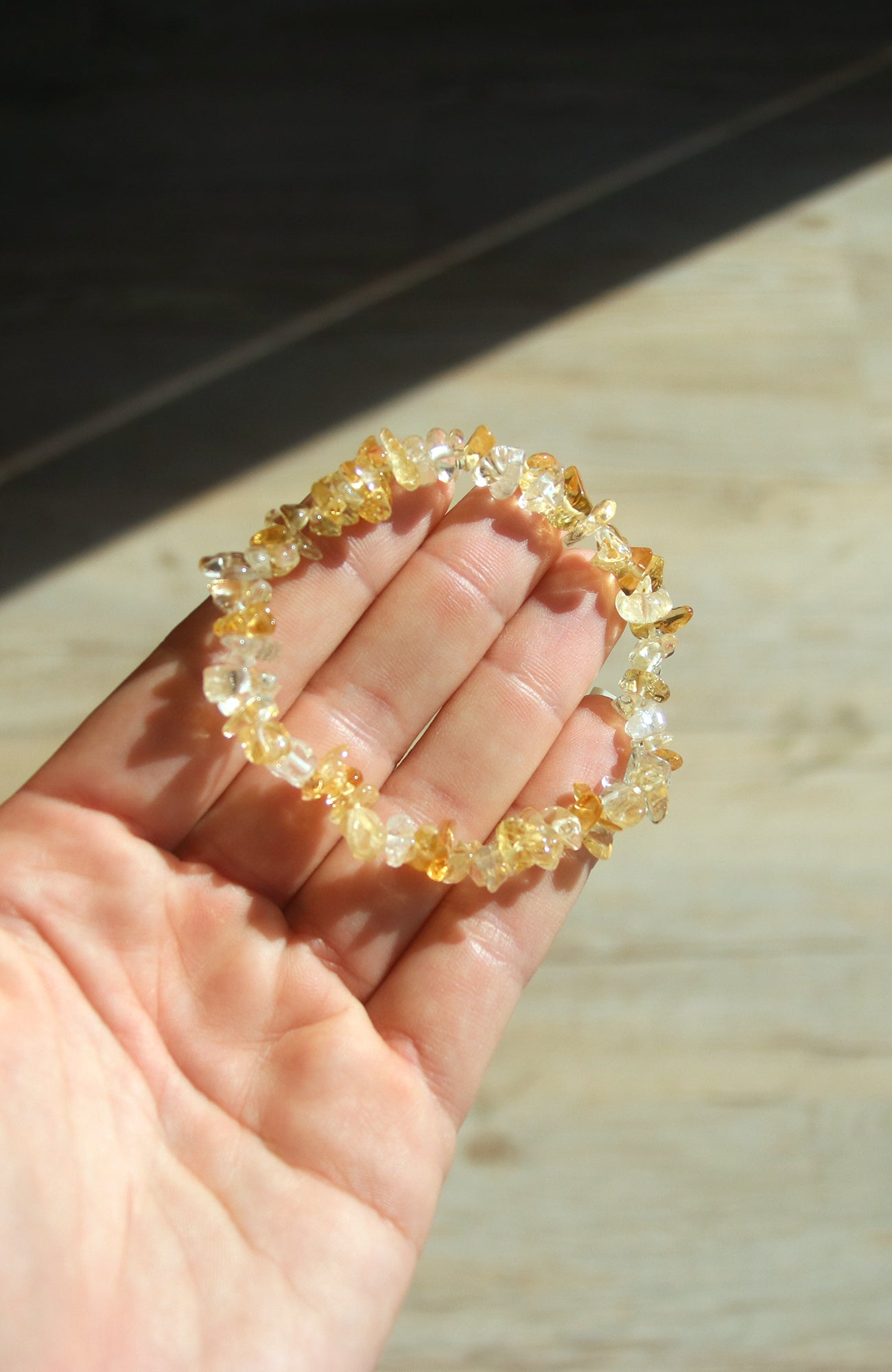 Citrine (Heat Treated) Chip Bracelet